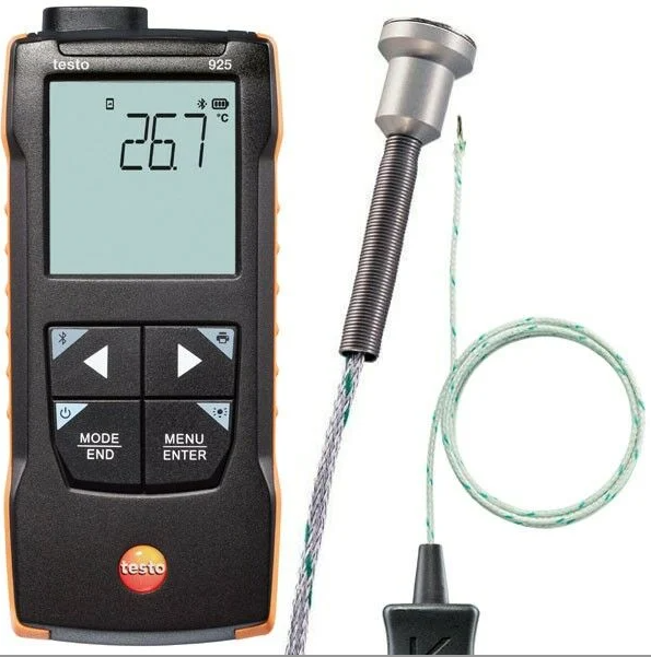 Testo 925 Mıknatıs Problu Metal Yüzey Sıcaklık Ölçer Seti