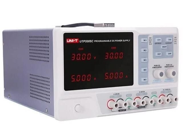 UNI-T UTP3305-C Programlanabilir 0-30V 5A DC Güç Kaynağı Seri bağlantı