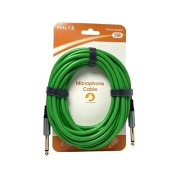 6.3 6.3 YEŞİL 5MT Mikrofon Kablosu