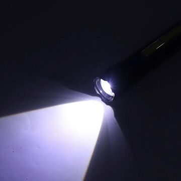 Powermaster PM-16754 Şarj Edilebilir Zoomlu COB Led El Feneri