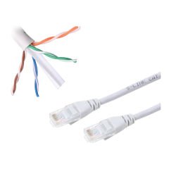 KABLO CAT6 60 CM GRİ POWERMASTER * SL-CAT606 (10'LU PAKET)