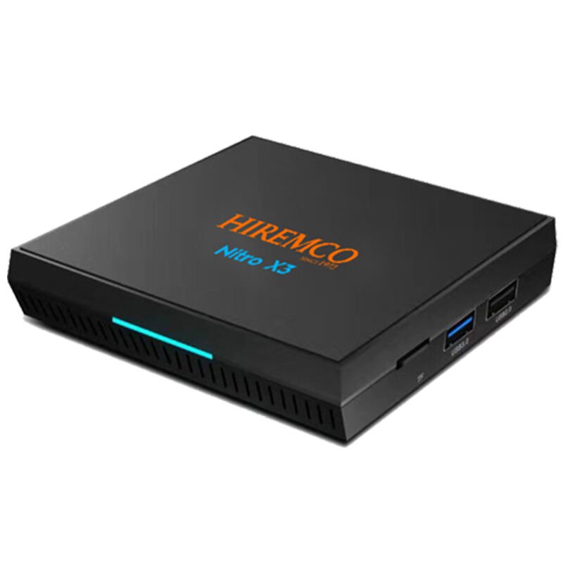 HIREMCO NITRO X3 ANDROID 9.0 BOX 4GB DDR3 RAM 32GB HAFIZA DAHİLİ WİFİ NETFLIX UYDU ALICISI