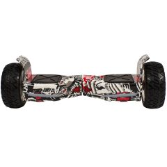 Smart Balance SBS-653 Elektrikli Kaykay Hummer Hoverboard Off Road 8.5 inch Grafity Desenli 04 - Taşıma Çantası Hediye