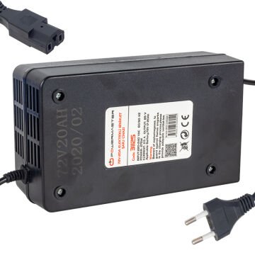 Powermaster PM-31125 72 Volt - 20 Amper C16 Uçlu Elektrikli Bisiklet Şarj Cihazı