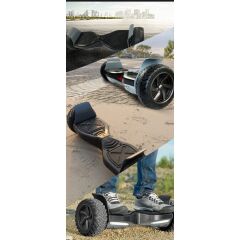 Smart Balance SBS-653 Elektrikli Kaykay Hummer Hoverboard Off Road 8.5 inch Siyah - Taşıma Çantası Hediye