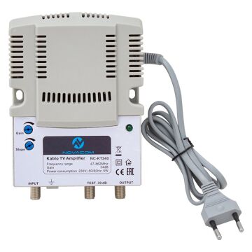 Novacom NC-KT340 47-862 Mhz 34 dB Kablo TV Amplifier Hat Yükseltici