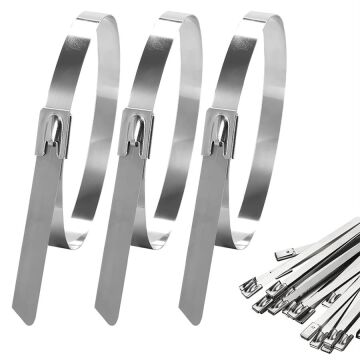 PowerMaster PM-26363 304 Paslanmaz Çelik Kablo Bağı 7.9X300Mm