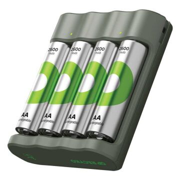 Gp Recyko B441 4*2600 mAh R6 AA Pilli Şarj Cihazı (B441/270HCER21-2GTLB4)