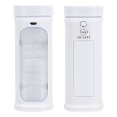 PowerMaster FA-7677 İki Kademeli Şarjlı Ledli İki Fonksiyonlu El Feneri