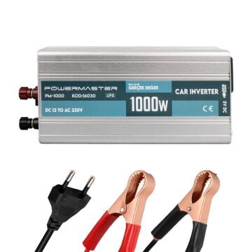 Powermaster PM-1000 12 Volt 1000 Watt Şarjlı UPS'li Inverter