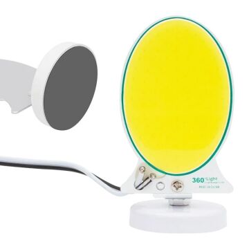 Powermaster TM-24 Cob Ledli 13 Watt Akü Maşalı 4 Metre Kablolu Taşınabilir Seyyar Panel Lamba