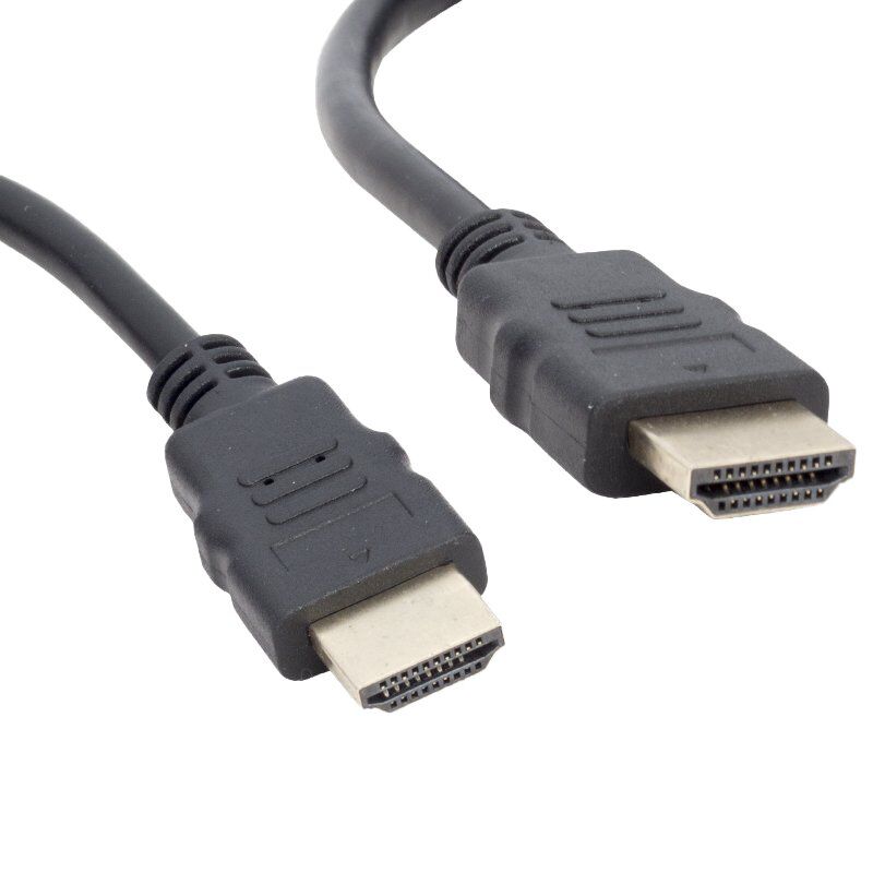 PowerMaster PM-31396 Plastik Düz Siyah 50 cm Poşetli HDMI Kablo