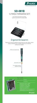 Proskit Sd-081B 14 Parça Tornavida Seti