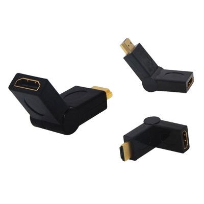 HDMI Erkek Dişi L Tip Ara Oynar Başlık