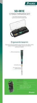 Proskit Sd-081E 12 Parça Tornavida Seti