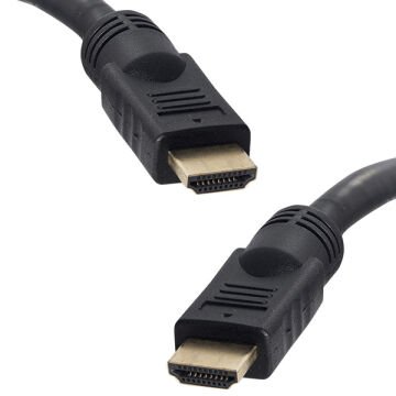 PowerMaster PM-18944 25 Metre Pasif Yüksek Hızlı Düz HDMI Görüntü Kablosu Altın Kaplama Uçlu