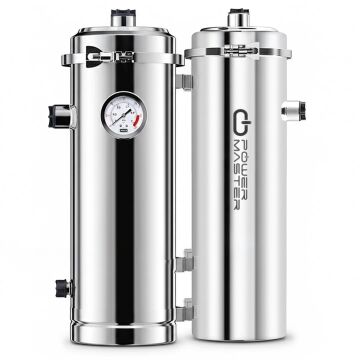 PowerMaster PM-28653 Ana Hat Su Arıtma Sistemi 5.000 L/Saat Paslanmaz Çelik Gövdeli Yıkanabilir UF-PVDF Filtreli