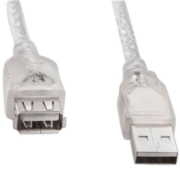 Powermaster PM-18806 Şeffaf 10 Metre Usb 2.0 Uzatma Kablosu