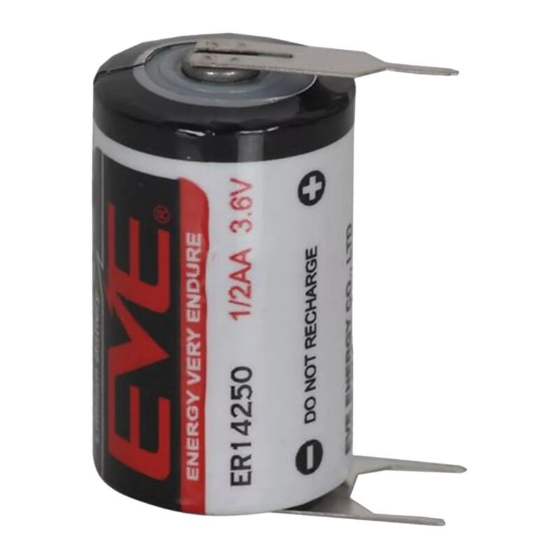 Eve ER14250/3PT 1/2AA - 3.6 Volt Kısa Boy Puntalı Lityum Pil