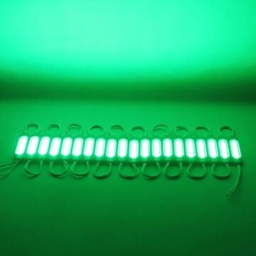 POWERMASTER 12 VOLT 2 WATT YEŞİL MODÜL LED 68X16 MM (20 ADET)