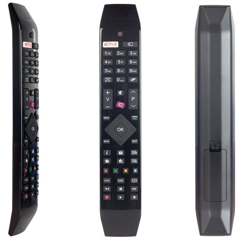 Vestel Netflix Mor Tuşlu Yeni Üstü Camlı Model Led Tv Kumanda