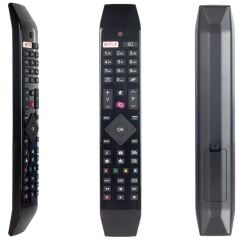 Vestel Netflix Mor Tuşlu Yeni Üstü Camlı Model Led Tv Kumanda