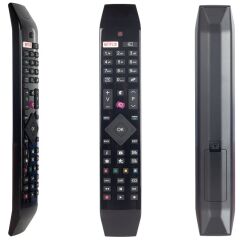 Vestel Netflix Mor Tuşlu Yeni Üstü Camlı Model Led Tv Kumanda