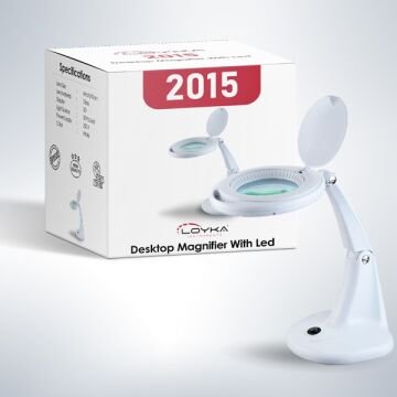 2015 Led Aydınlatmalı Masaüstü Büyüteç