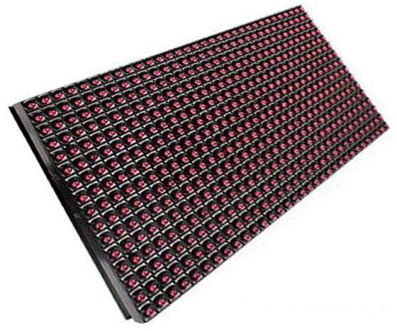 P10 Dip Led Panel 16x32 Cm Kırmızı Dış Mekan