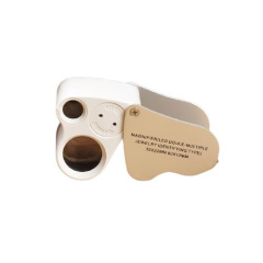 Işıklı Çift Lensli Lüp Büyüteç 40x 25mm