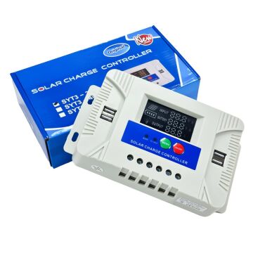 Powermaster PM-40A 12V-24V 40 Amper 4 USB Çıkışlı Dijital Ekranlı Solar Şarj Regülatörü