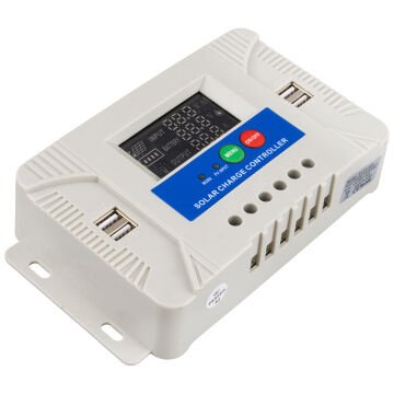 Powermaster PM-40A 12V-24V 40 Amper 4 USB Çıkışlı Dijital Ekranlı Solar Şarj Regülatörü