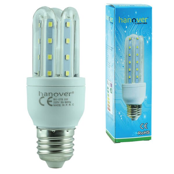HANOVER BU-07B E27 5W 6500K BEYAZ LED MISIR AMPÜL (10'LU PAKET)