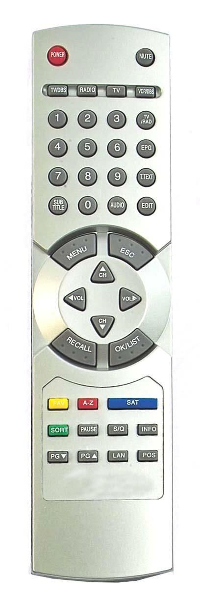 Starsat Gümüş Renk Receıver Uydu Kumandası