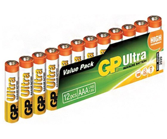 GP G-Tech 8+4 12li Paket AA Alkalin Kalem Pil (8 Adet Fiyatına 12 Adet Pil)