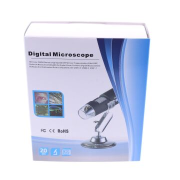 Dijital Mikroskop USB 500X 8 Led Endoskop Kamera