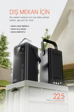 Powerway PD80 (PD22.5W) 80.000 Mah Dijital Göstergeli Powerbank