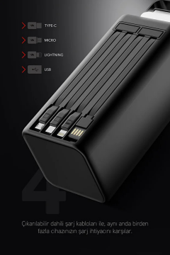 Powerway PD80 (PD22.5W) 80.000 Mah Dijital Göstergeli Powerbank