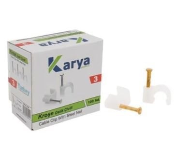 Karya Kroşe 3 Numara Çelik Çivili 100'lü Paket