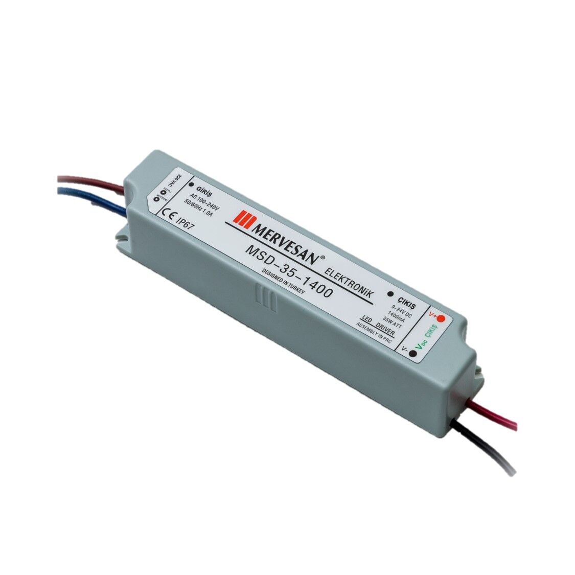 MTD-35-1050 9-30 Volt 1050 mA Led Driver Sürücü - MSD-35-1050