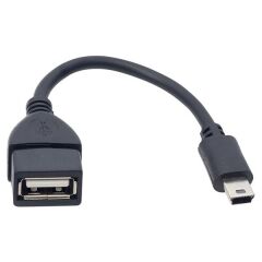 SL-OTG20 USB 15CM MİNİ 5P OTG DATA KABLOSU (5'Lİ PAKET)