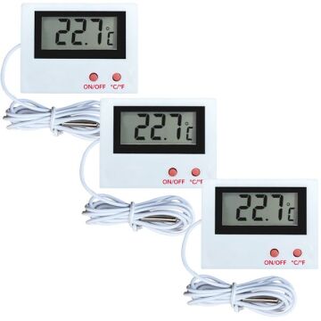 3 ADET | OEM ST-1A Mini Kablolu Termometre