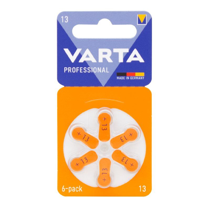 Varta 13 Numara Kulaklık Cihazı Pili (6'lı Paket)