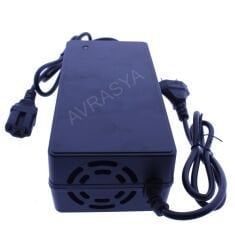 Charger 72V 20A Fanlı -Işıklı Kesicili Elektirikli Bisiklet Motorsiklet Şarj Adaptörü