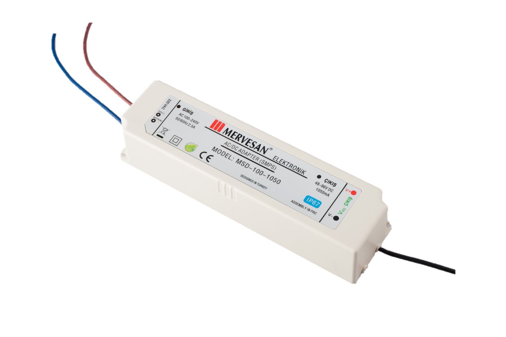 MTD-100-1050 48-96 VDC 1050 mA Led Driver Sürücü