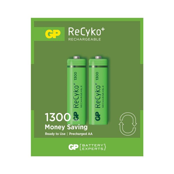 GP ReCyko 1300 mAh Ni-Mh 1.2 Volt AA Kalem Şarjlı Pil 2li Paket