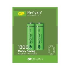 GP ReCyko 1300 mAh Ni-Mh 1.2 Volt AA Kalem Şarjlı Pil 2li Paket
