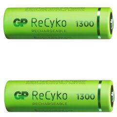 GP ReCyko 1300 mAh Ni-Mh 1.2 Volt AA Kalem Şarjlı Pil 2li Paket