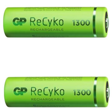 GP ReCyko 1300 mAh Ni-Mh 1.2 Volt AA Kalem Şarjlı Pil 2li Paket