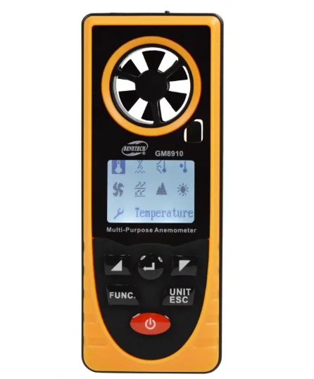 Benetech GM8910 Hava Hızı Ölçer ''Çok Fonksiyonlu''